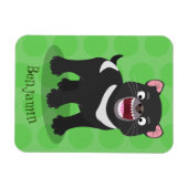 Cutrovende Tasmaanse duivelse cartoon illustratie Magneet (Horizontaal)