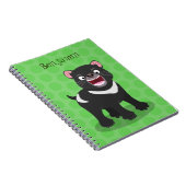 Cutrovende Tasmaanse duivelse cartoon illustratie Notitieboek (Rechterzijde)