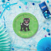 Cutrovende Tasmaanse duivelse cartoon illustratie Papieren Bordje (Feest)