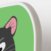 Cutrovende Tasmaanse duivelse cartoon illustratie Pickleball Paddle (Links Detail)