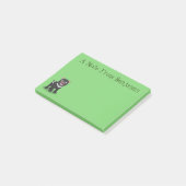 Cutrovende Tasmaanse duivelse cartoon illustratie Post-it® Notes (Schuin)