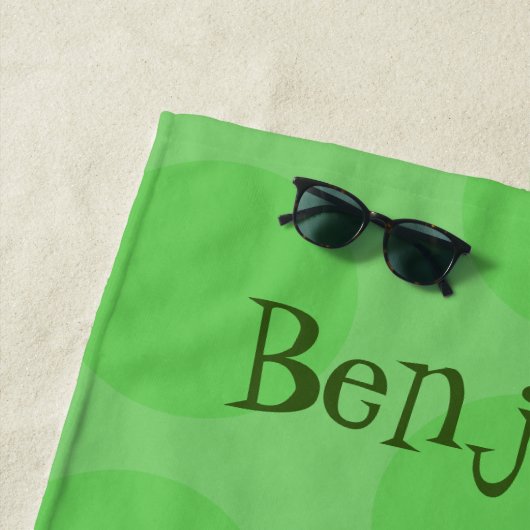 Cutrovende Tasmaanse duivelse cartoon illustratie Strandlaken (In situ)