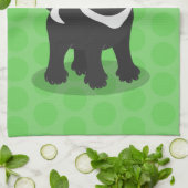 Cutrovende Tasmaanse duivelse cartoon illustratie Theedoek (Gevouwen)