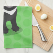 Cutrovende Tasmaanse duivelse cartoon illustratie Theedoek (Quarter Fold)