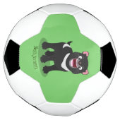 Cutrovende Tasmaanse duivelse cartoon illustratie Voetbal (Gedraaid)