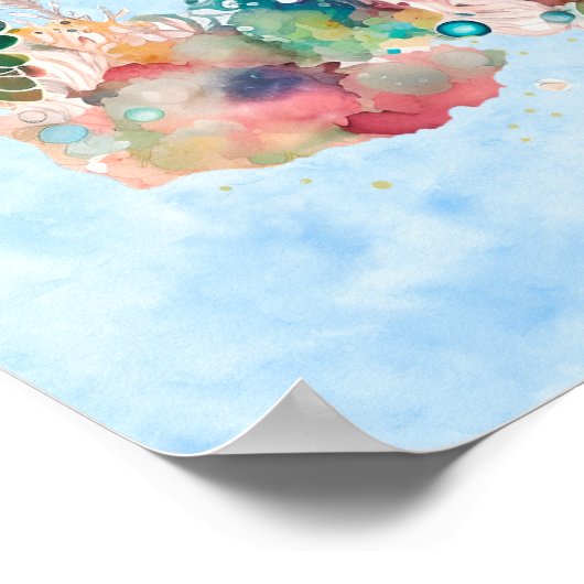 Cutschildpad Poster (Hoek)