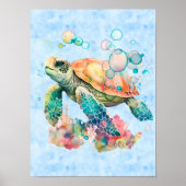 Cutschildpad Poster (Voorkant)