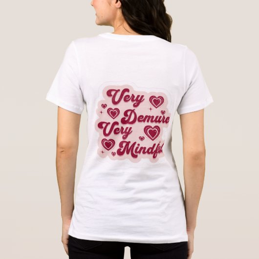 Cutsey Heart design tshirt (Achterkant)