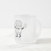 CUTTE BEKER ROLT MATGLAS KOFFIEMOK (Voorkant rechts)