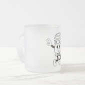 CUTTE BEKER ROLT MATGLAS KOFFIEMOK (Voorkant links)