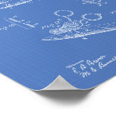 Cutter For Cigars 1906 Patent Art Blueprint Poster (Hoek)