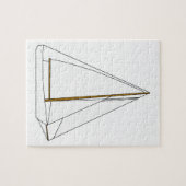 Cutter Sailboat Illustration Legpuzzel (Horizontaal)