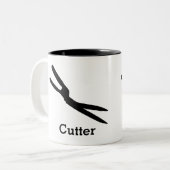 Cutter Ultimate Frisbee Tweekleurige Koffiemok (Voorkant links)