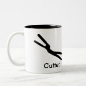 Cutter Ultimate Frisbee Tweekleurige Koffiemok (Links)