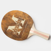 Cutting Block Monogram & Name Overlay Tafeltennisbatje (Zijkant)