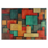 CUTTING BOARD - Color-blocks in Many Colors Snijplank (Voorkant)