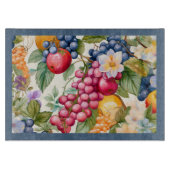 CUTTING BOARD - Covered in Colorful Fruit Snijplank (Voorkant)