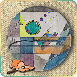 CUTTING BOARD - "Green" - An Abstract by Kandinsky Snijplank