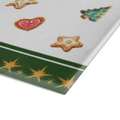 Cutting Board Large Snowman and Christmas Cookies Snijplank (Hoek)