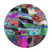 Cutting Board – Neon Pulse Snijplank (Voorkant)