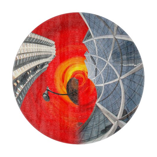 Cutting Board new york city Manhattan Snijplank (Voorkant)