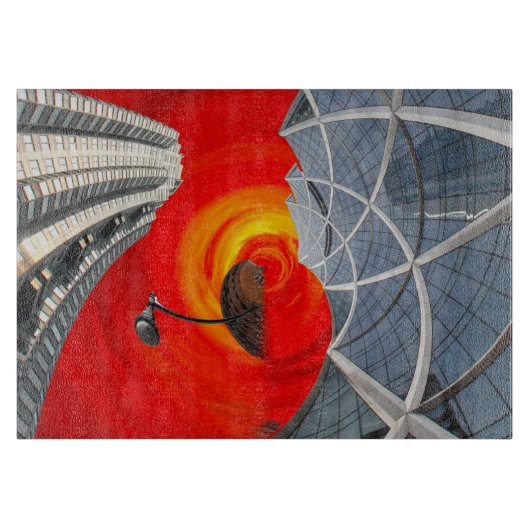 Cutting Board new york city Manhattan Snijplank (Voorkant)