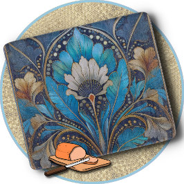 CUTTING BOARD - Retro Art Deco #5 - Rectangular Snijplank