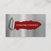 Cutting Edge Construction Visitekaartje Design (Voorkant)