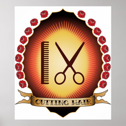 Cutting Hair Mandorla Poster (Voorkant)