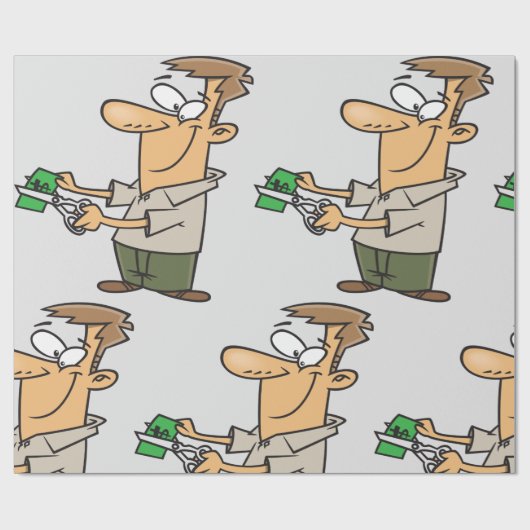 Cutting Up Money Cadeaupapier (Vlak)