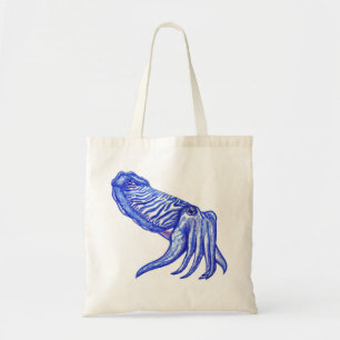 Cuttlefish Artwork Canvas tas