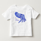 Cuttlefish Baby en T-shirt van Kinderen (Voorkant)