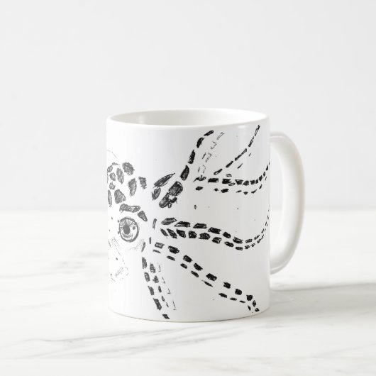 Cuttlefish Coffee Mok (Voorkant rechts)