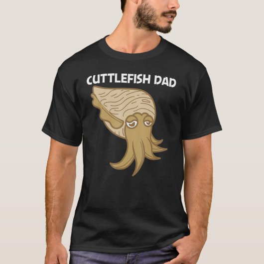 Cuttlefish for Dad Father Zee Creater Animal T-shirt (Voorkant)
