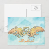 Cuttlefish Love Briefkaart (Voorkant / Achterkant)