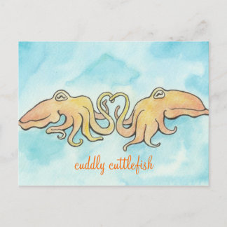 Cuttlefish Love Briefkaart