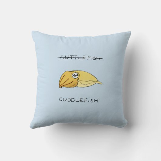 Cuttlefish Pillow Kussen (Achterkant)