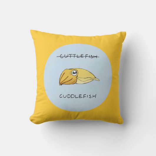 Cuttlefish Pillow Kussen (Voorkant)