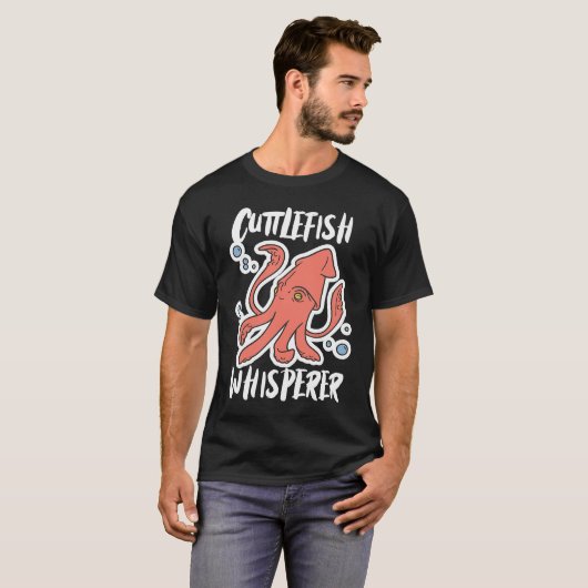 Cuttlefish Whisperer Squid Cuttlefish T-shirt (Voorkant volledig)