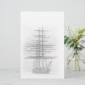 Cutty Sark Briefpapier (Staand voorkant)
