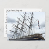 Cutty Sark Clipper schip Briefkaart (Voorkant / Achterkant)