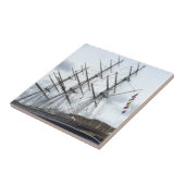 Cutty Sark Clipper schip Tegeltje (Zijkant)