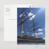 Cutty Sark London Boat Photo Briefkaart (Voorkant / Achterkant)