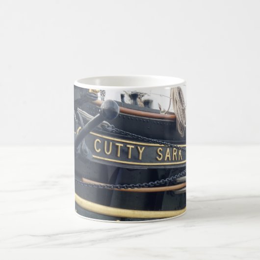 Cutty Sark London Witte Koffie Mok (Center)