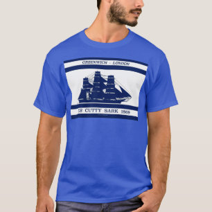 Cutty Sark op blauw wit 2 T-shirt
