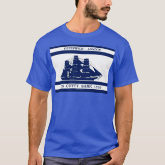 Cutty Sark op blauw wit 2 T-shirt
