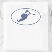 Cuttyhunk Island Ovale Sticker (Tas)