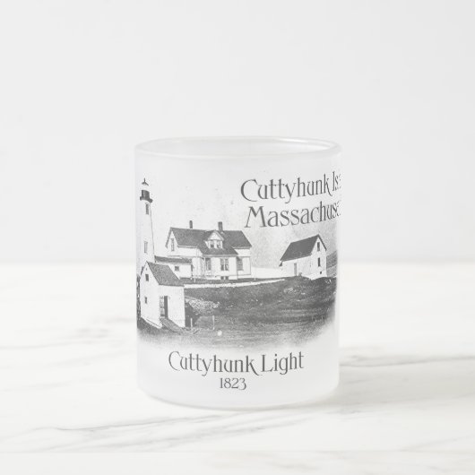 Cuttyhuunk Light - Massachusetts Matglas Koffiemok (Center)