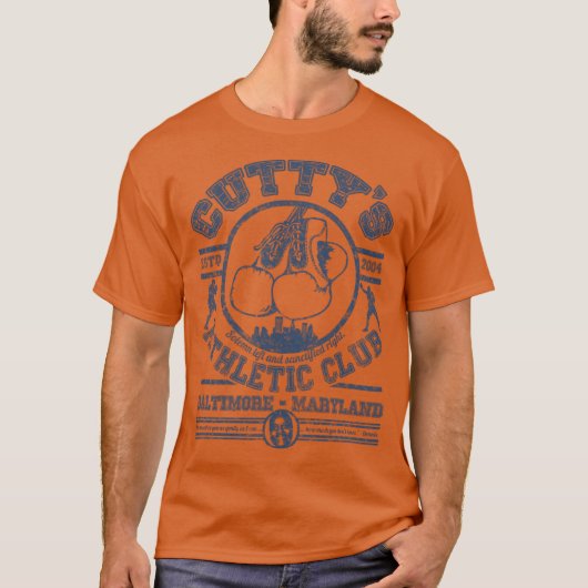 Cuttys Athletic Club-jongen T-shirt (Voorkant)