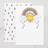 Cutwolken en zon (Voorkant / Achterkant)